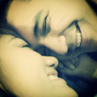 Paradez sharing love moment with her unidentified boyfriend